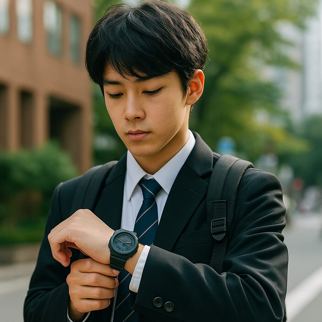 腕時計で高校生おしゃれ男子向け
