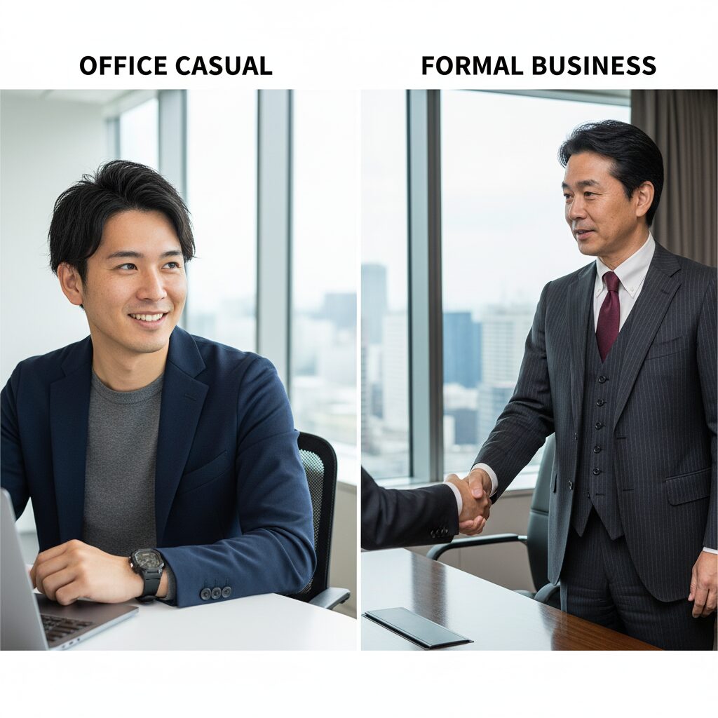 G-SHOCKビジネスシーン別の許容範囲