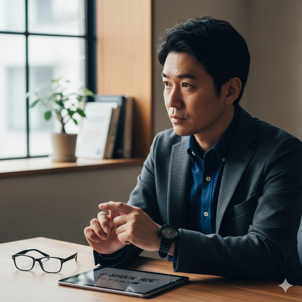 40代男性がG-SHOCKの評価を気にする背景