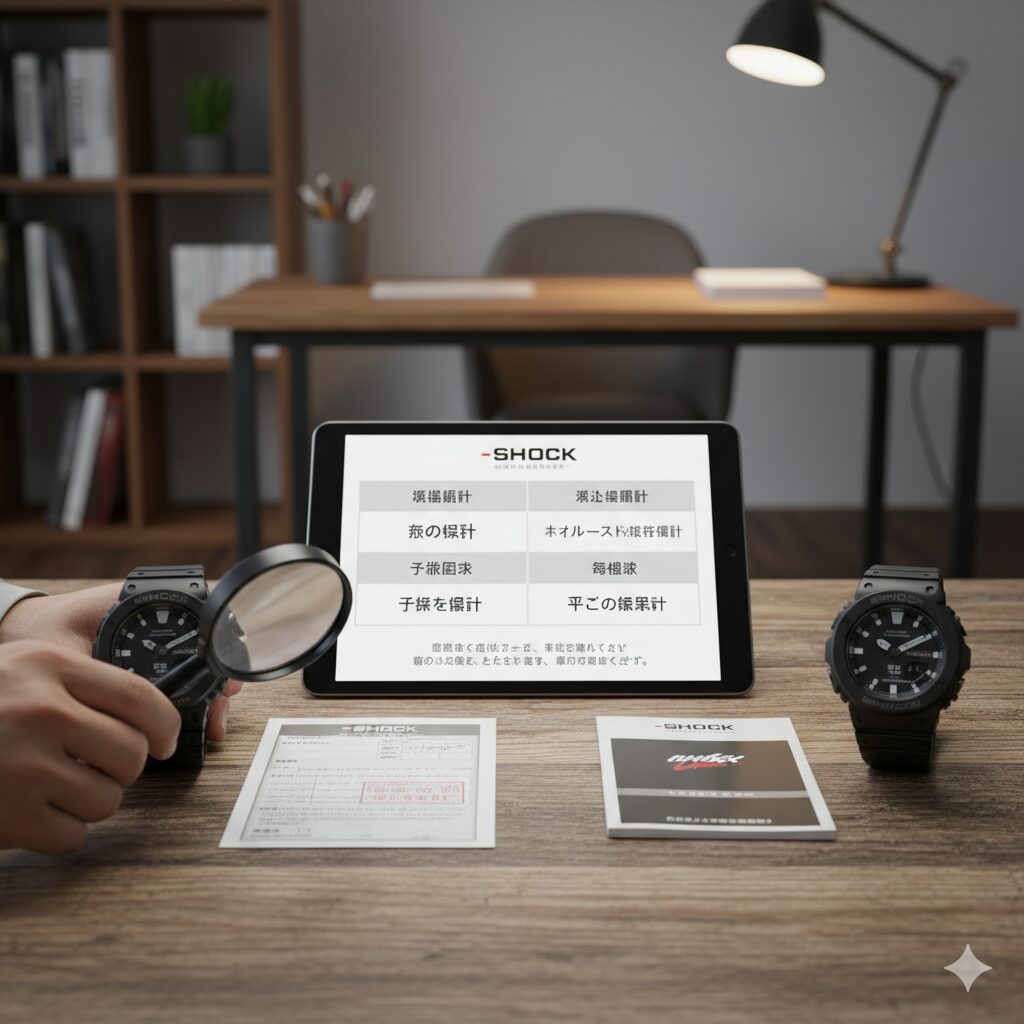 保証なし？G-SHOCK並行輸入品は大丈夫か