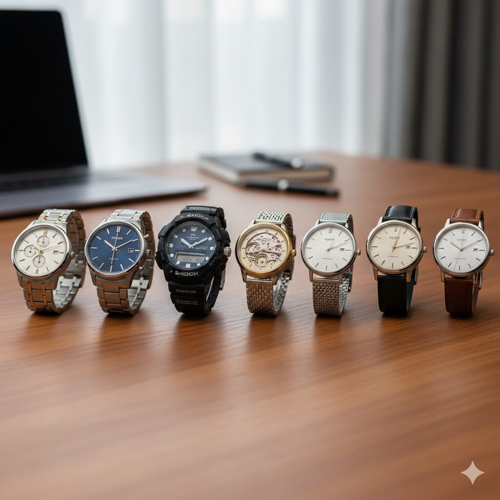 2万円台で購入可能なおすすめメンズ腕時計の多様なコレクション。