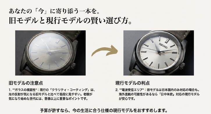 画像タイトル: 圧倒的な視認性を実現するクラリティ・コーティング

代替テキスト (alt): シチズン クラリティ・コーティング 比較 ガラス反射防止