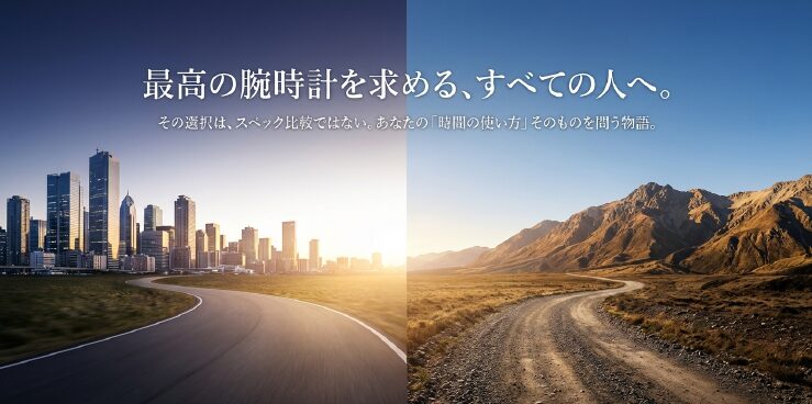 画像タイトル： セイコー アストロン対プロスペックス イントロダクション

代替テキスト（alt）： セイコーのアストロンとプロスペックス、どちらを選ぶべきかを問うスライドの表紙